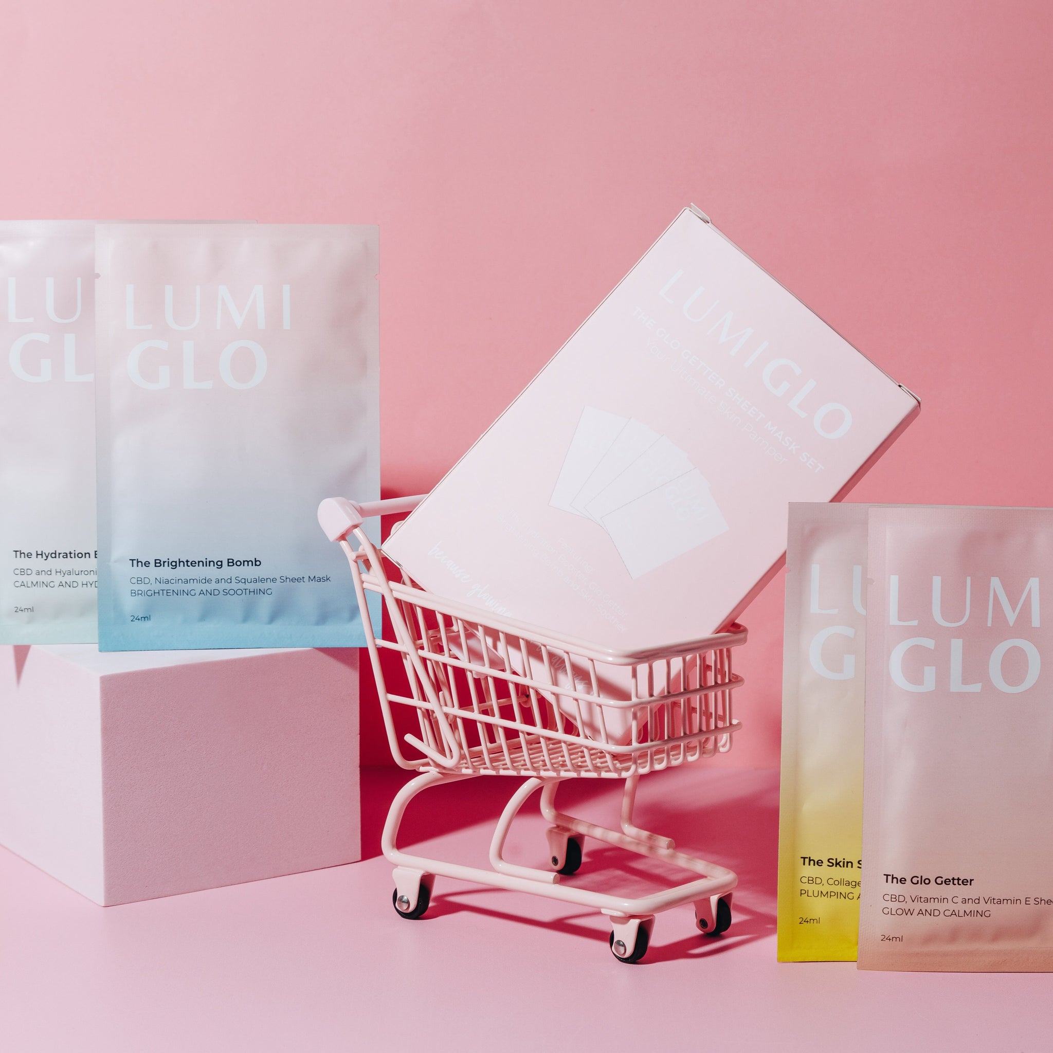 The Glo Getter Sheet Mask Set